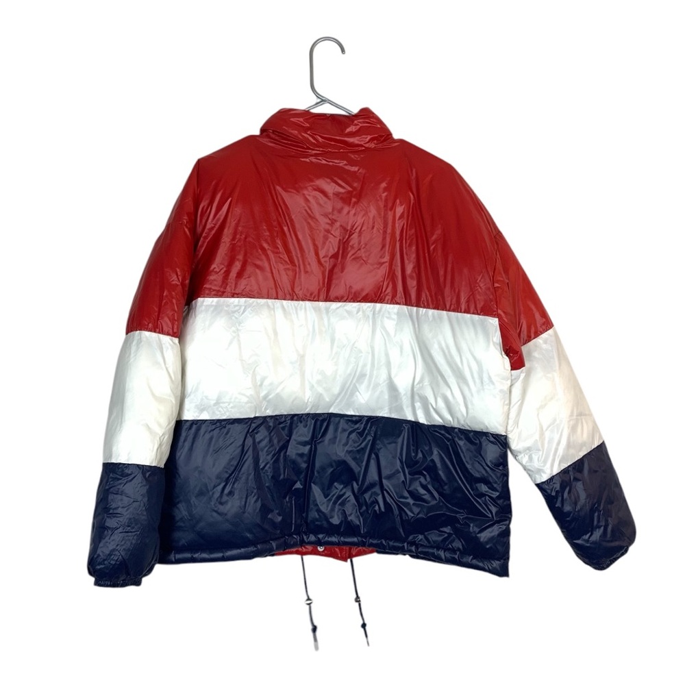 Levi’s striped colorblock sam cropped puffer jacket size xl - Picture 12 of 12